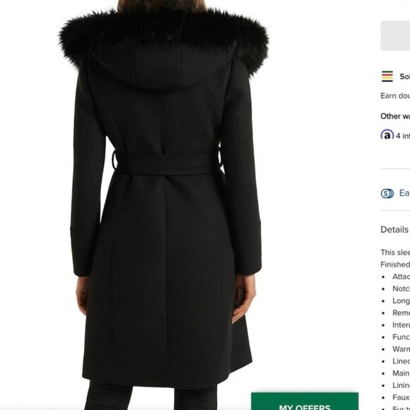 Evernew $250 Winter Wool-blend Coat (Size 2) - Picture 4 of 9